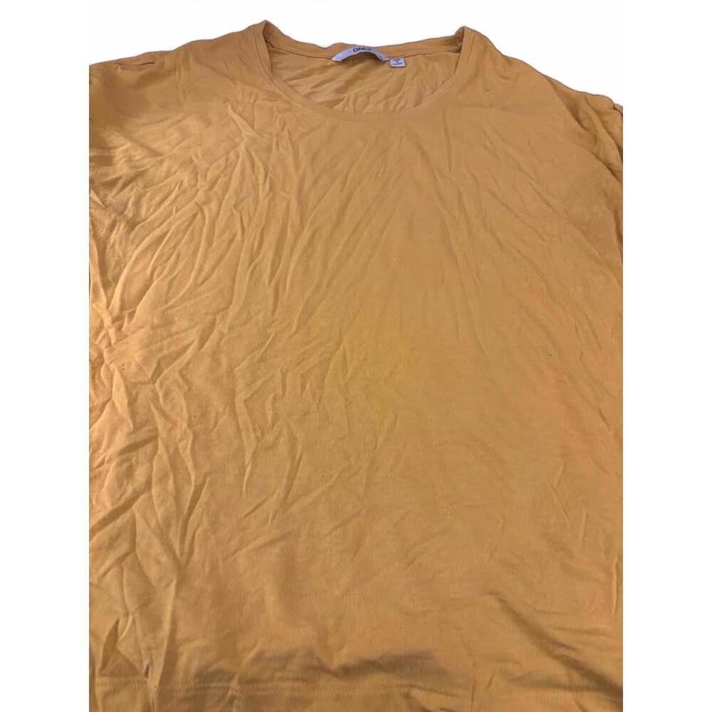 Only Mustard Yellow Basic T-Shirt - Size XS